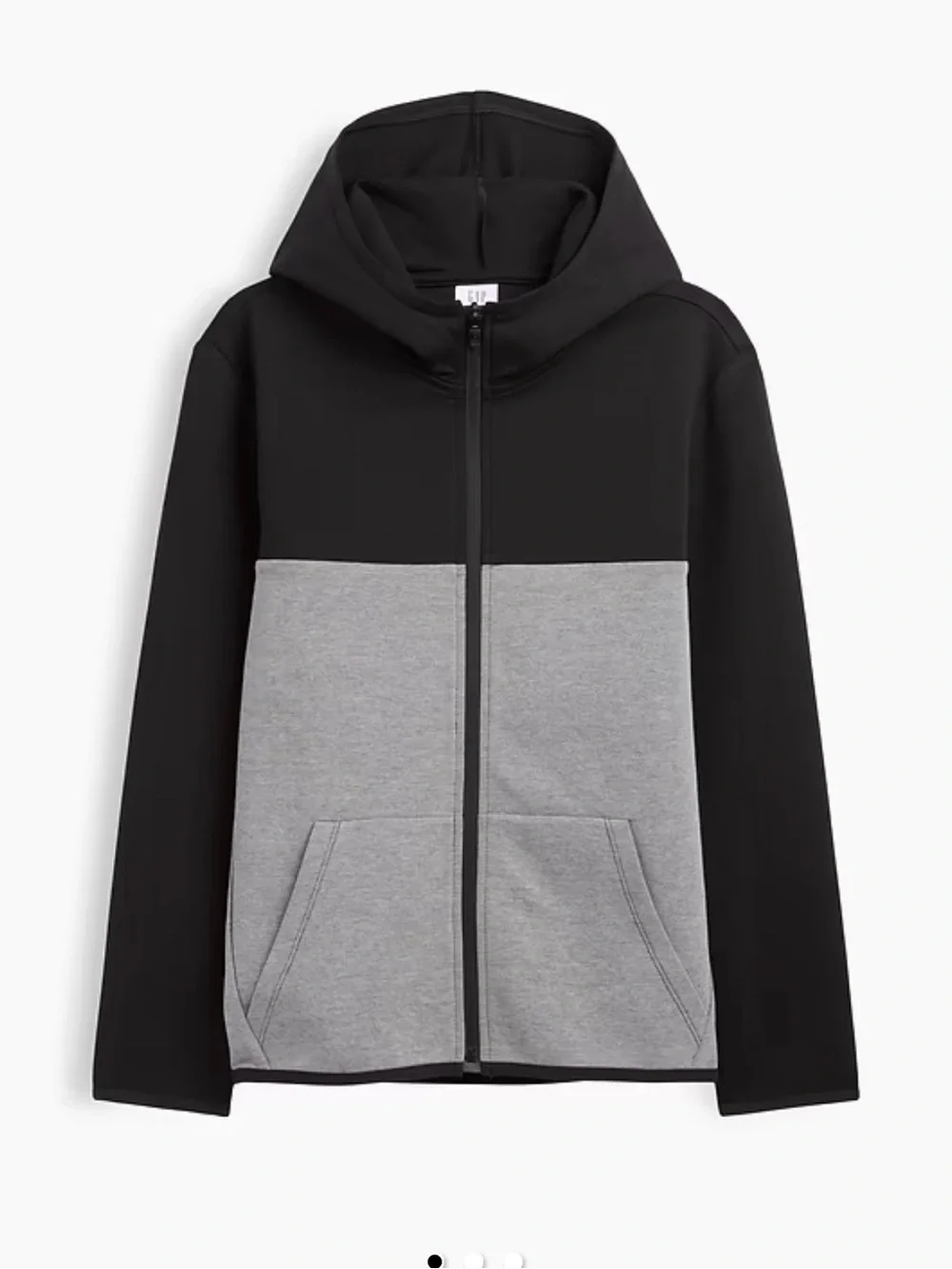GAP Boys Colorblock Activewear Fleece Zip Hoodie NWT Size 12
